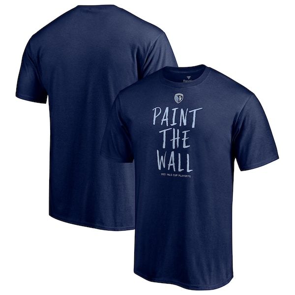 Sporting Kansas City Fanatics Branded 2021 MLS Cup Playoffs Bound Statement T-Shirt - Navy