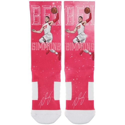 Ben Simmons Philadelphia 76ers Strideline Galaxy Socks