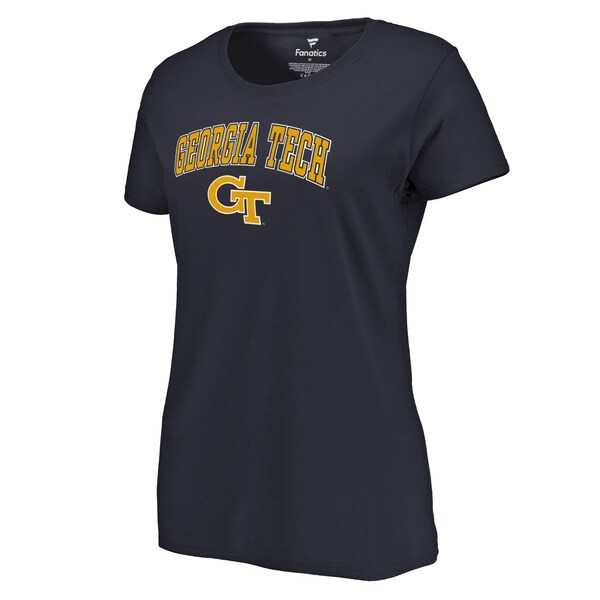 GA Tech Yellow Jackets Women's Campus T-Shirt - Navy
