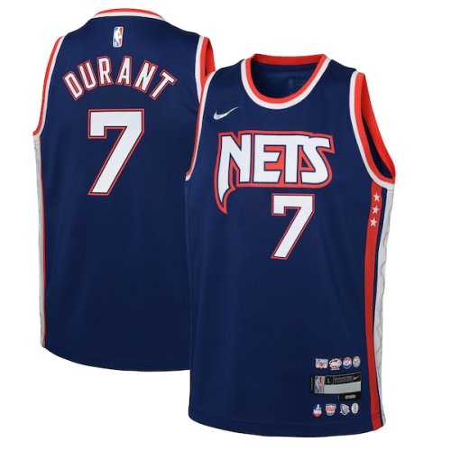 Kevin Durant Brooklyn Nets Nike Youth 2021/22 Swingman Jersey - City Edition - Navy