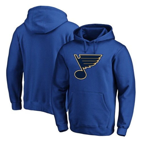 St. Louis Blues Fanatics Branded Primary Team Logo Fleece Pullover Hoodie - Blue