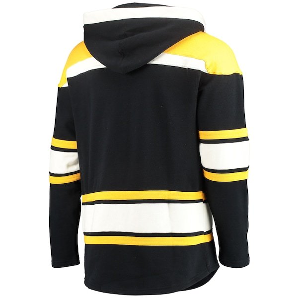 Boston Bruins '47 Superior Lacer Team Pullover Hoodie - Black