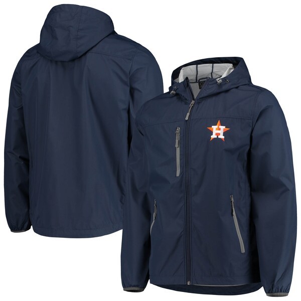 Houston Astros G-III Sports by Carl Banks Double Play Hoodie Full-Zip Jacket - Navy