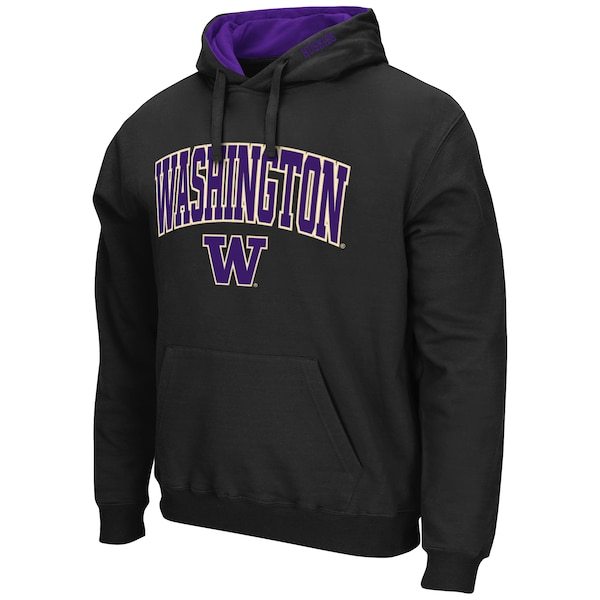 Washington Huskies Colosseum Arch & Logo 3.0 Pullover Hoodie - Black