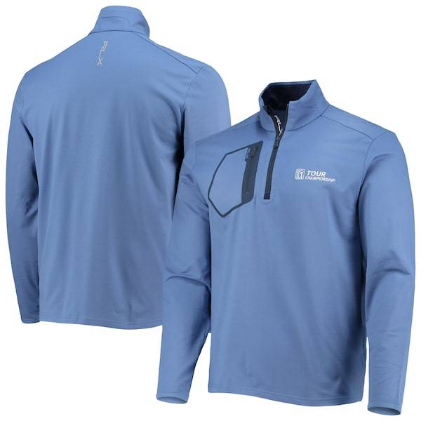 TOUR Championship RLX Brushed Back Quarter-Zip Sweatshirt - Royal