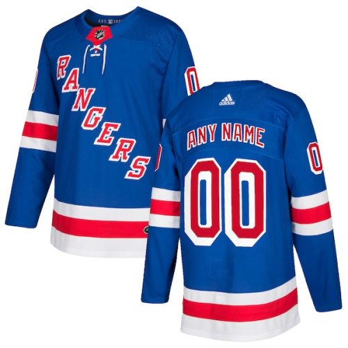 New York Rangers adidas Authentic Custom Jersey - Royal