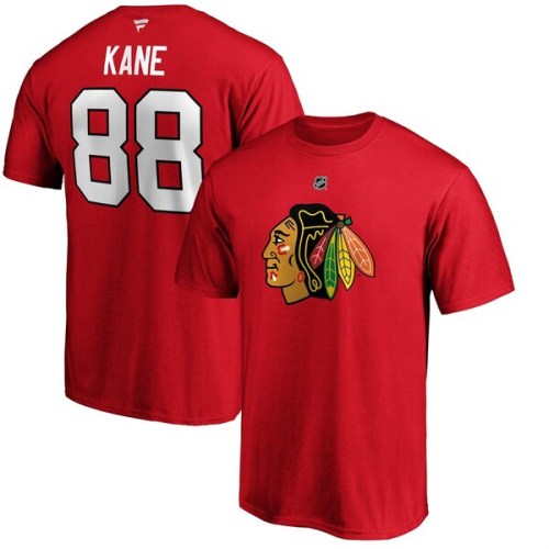 Patrick Kane Chicago Blackhawks Fanatics Branded Name & Number T-Shirt - Red