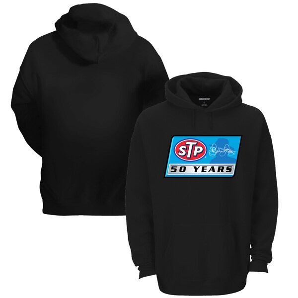 Richard Petty Checkered Flag Rival Pullover Hoodie - Black