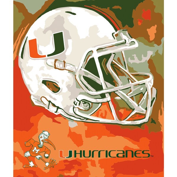 Miami Hurricanes Team Pride Paint By Numbers Kit