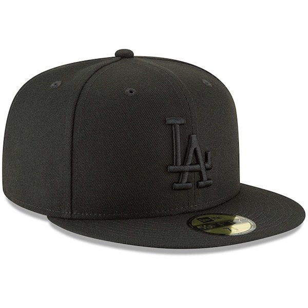 Los Angeles Dodgers New Era Primary Logo Basic 59FIFTY Fitted Hat - Black
