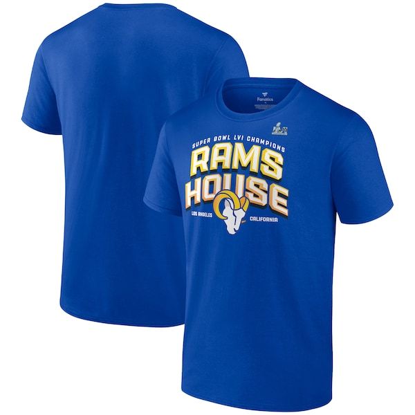 Los Angeles Rams Fanatics Branded Super Bowl LVI Champions Running Back Hometown T-Shirt - Royal