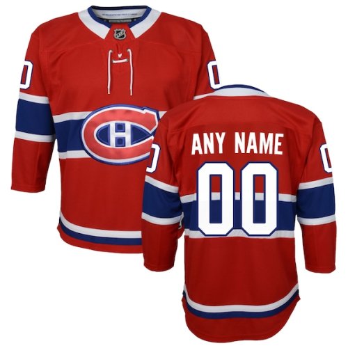 Montreal Canadiens Youth Home Premier Custom Jersey - Red