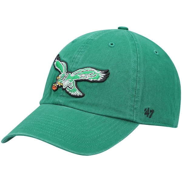 Philadelphia Eagles '47 Clean Up Legacy Adjustable Hat - Kelly Green