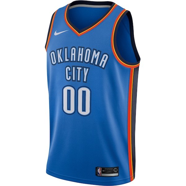 Oklahoma City Thunder Nike Swingman Custom Jersey Blue - Icon Edition