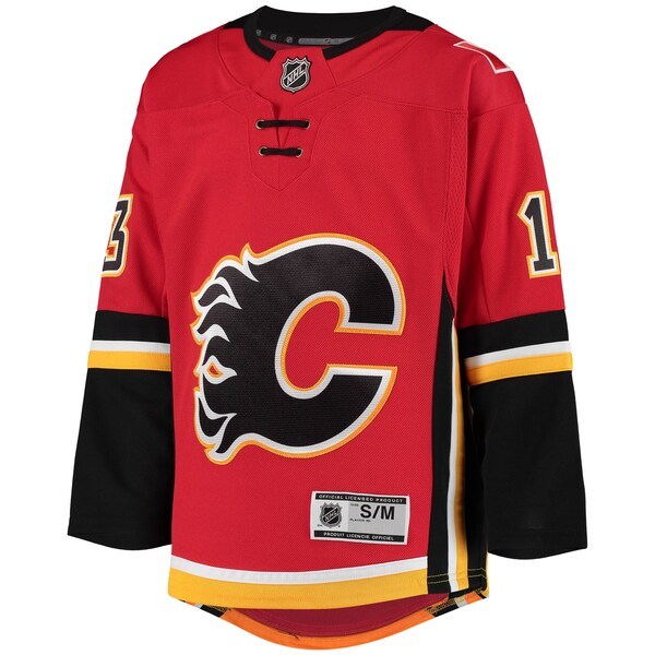 Johnny Gaudreau Calgary Flames Youth 2020/21 Alternate Premier Player Jersey - Red