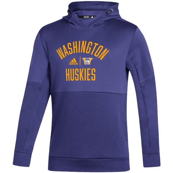Washington Huskies adidas Sideline Heritage Pullover Hoodie - Purple