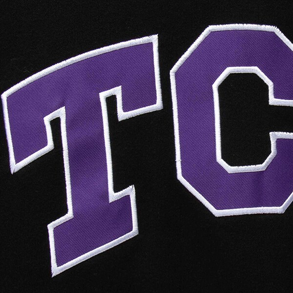 TCU Horned Frogs Colosseum Arch & Logo Crew Neck Sweatshirt - Black