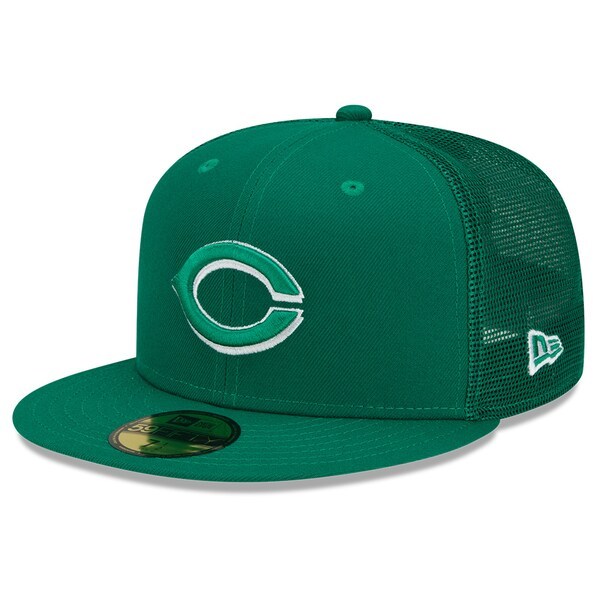 Cincinnati Reds New Era 2022 St. Patrick's Day On-Field 59FIFTY Fitted Hat - Green