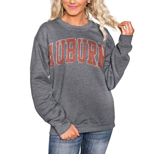 Auburn Tigers Women's Kickoff Perfect Pullover Sweatshirt - Charcoal