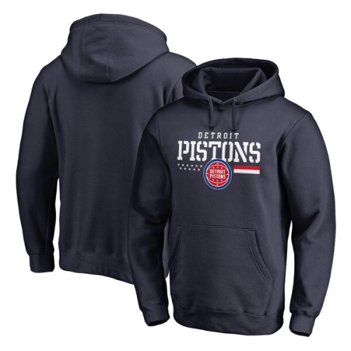Detroit Pistons Fanatics Branded Hoops For Troops Pullover Hoodie - Navy