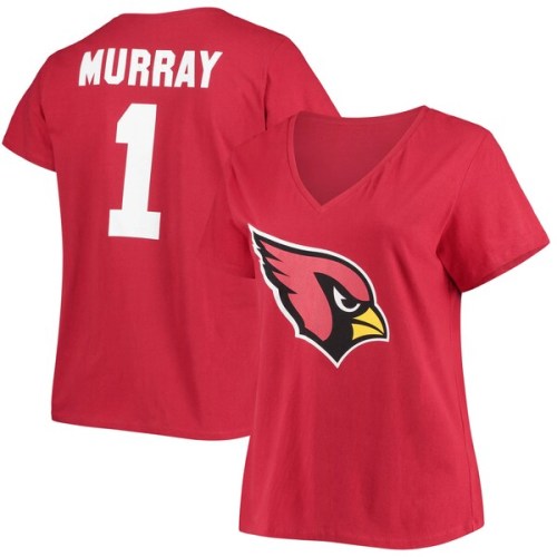 Kyler Murray Arizona Cardinals Fanatics Branded Women's Plus Size Name & Number V-Neck T-Shirt - Cardinal