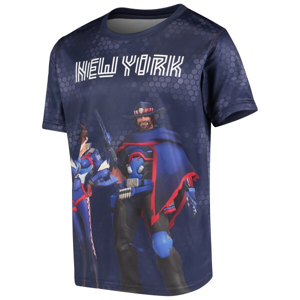 New York Excelsior Youth Fight as One Sublimated T-Shirt - Navy