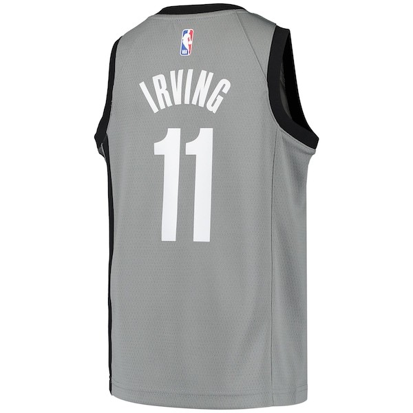 Kyrie Irving Brooklyn Nets Jordan Brand Youth 2020/21 Swingman Player Jersey - Gray - Statement Edition