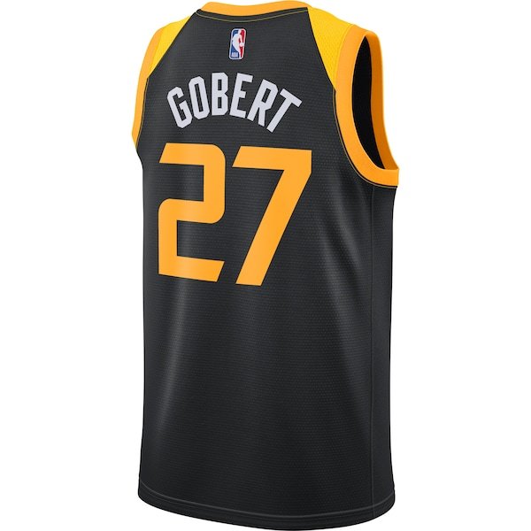 Rudy Gobert Utah Jazz Nike 2021/22 Swingman Player Jersey Black - City Edition