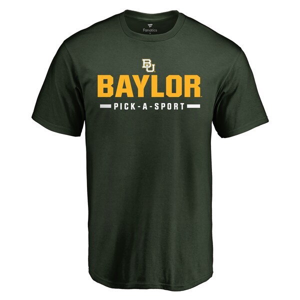 Baylor Bears Custom Sport Wordmark T-Shirt - Green