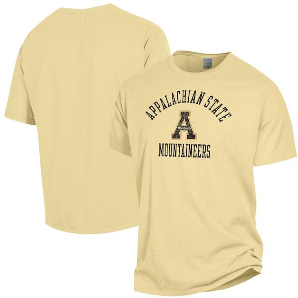 Appalachian State Mountaineers ComfortWash Arch Logo Garment Dyed T-Shirt - Gold