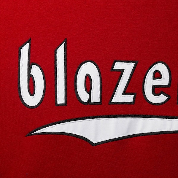 Portland Trail Blazers Mitchell & Ness Hardwood Classics Hometown Champs Pullover Sweater - Red