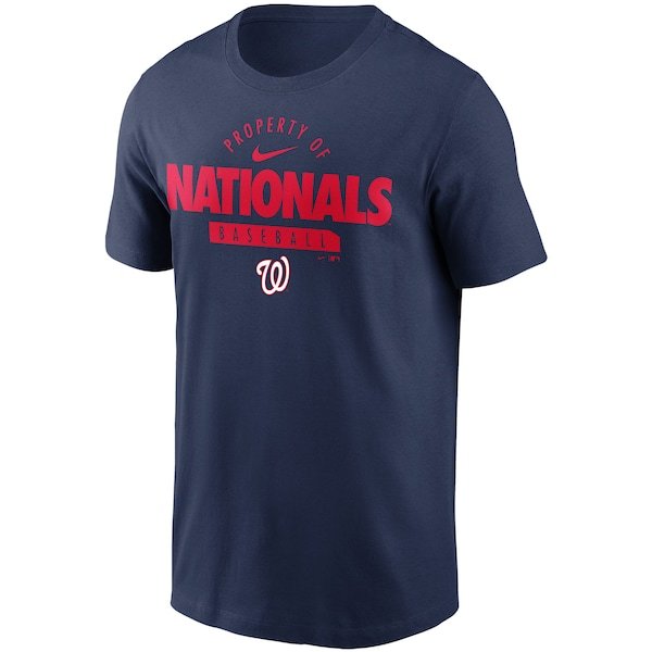 Washington Nationals Nike Primetime Property Of Practice T-Shirt - Navy