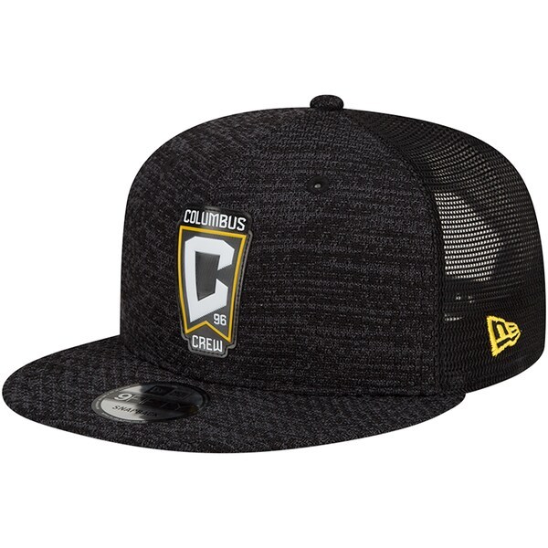 Columbus Crew New Era Kick-Off 9FIFTY Trucker Snapback Hat - Black