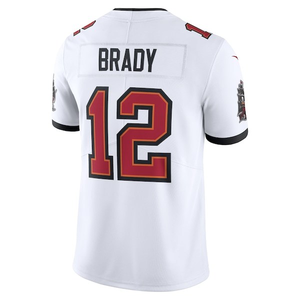 Tom Brady Tampa Bay Buccaneers Nike Captain Vapor Limited Jersey - White