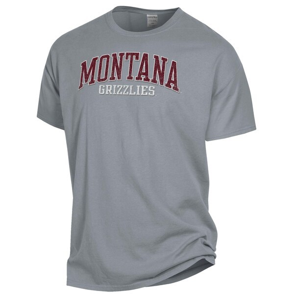 Montana Grizzlies ComfortWash Garment Dyed T-Shirt - Gray