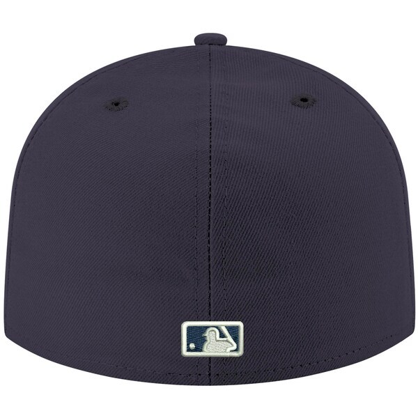 San Francisco Giants New Era Logo White 59FIFTY Fitted Hat - Navy