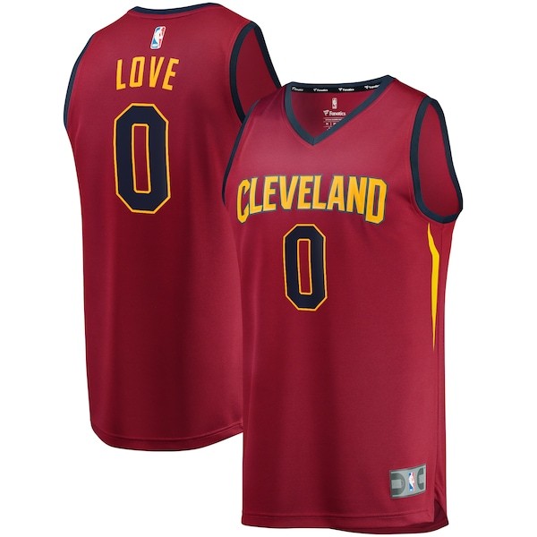 Kevin Love Cleveland Cavaliers Fanatics Branded Fast Break Replica Player Jersey - Icon Edition - Wine