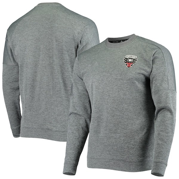 D.C. United adidas Team Issue Sweatshirt - Heathered Gray