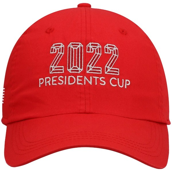 2022 Presidents Cup Ahead United States Team Flag Adjustable Hat - Red