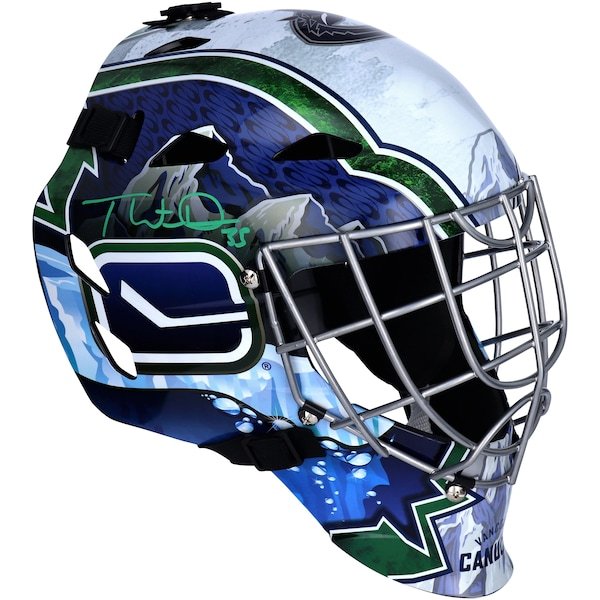 Thatcher Demko Vancouver Canucks Fanatics Authentic Autographed Replica Goalie Mask