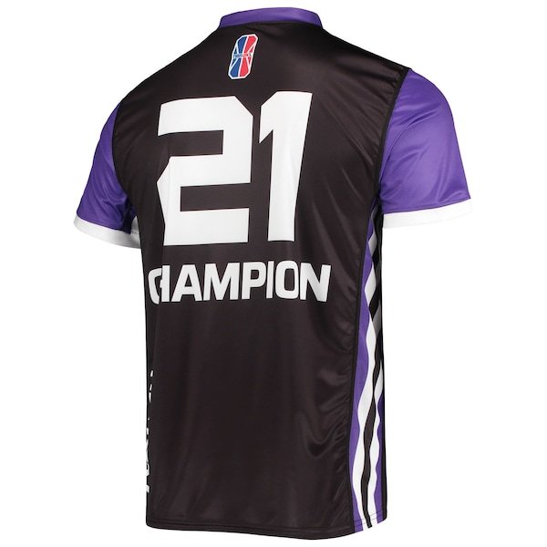 Kings Guard Gaming Champion Authentic Jersey V-Neck T-Shirt - Black/Purple