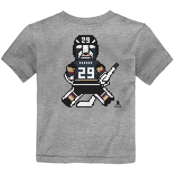 Marc-Andre Fleury Vegas Golden Knights Toddler Pixel Player T-Shirt - Heathered Gray