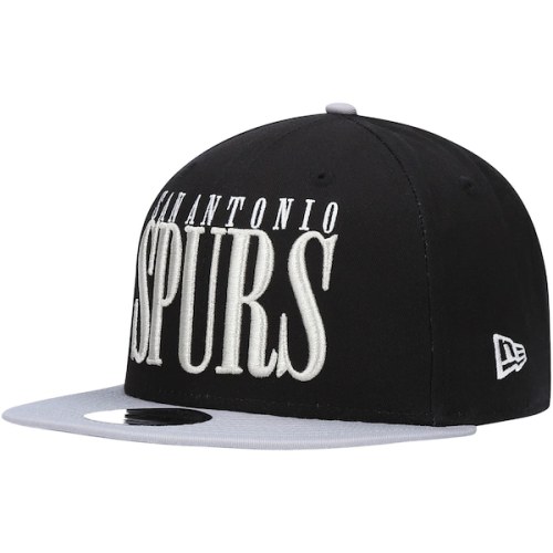 San Antonio Spurs New Era Team Title 9FIFTY Snapback Hat - Black