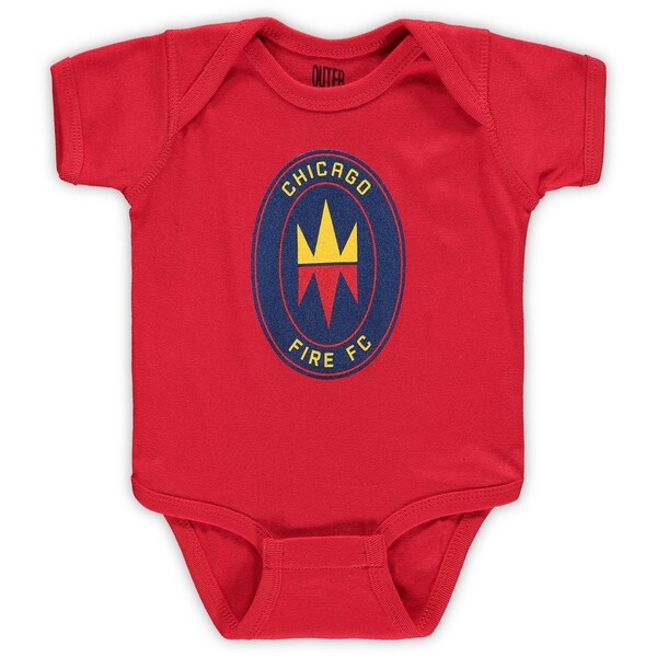 Chicago Fire Newborn Primary Logo Bodysuit - Red
