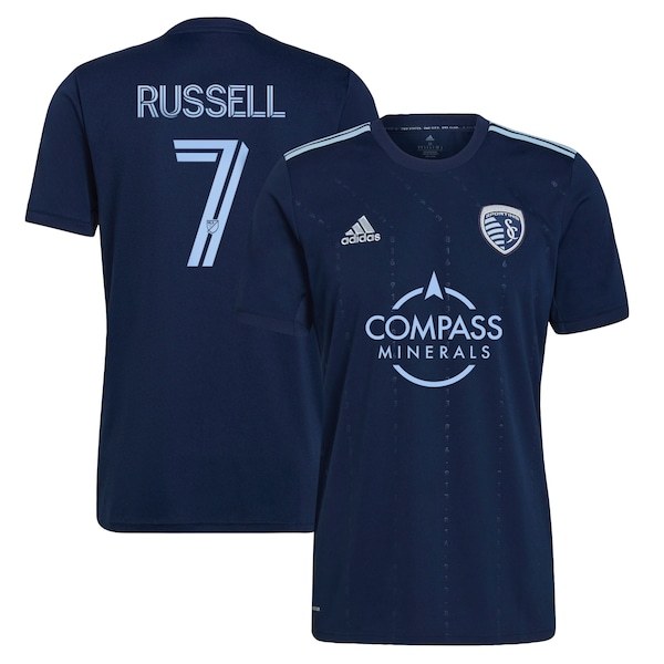 Johnny Russell Sporting Kansas City adidas 2022 State Line 3.0 Replica Player Jersey - Blue