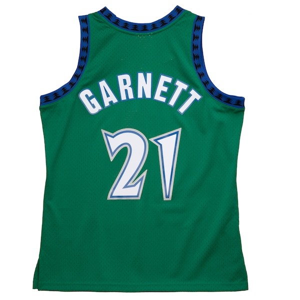 Kevin Garnett Minnesota Timberwolves Mitchell & Ness 1997-98 Hardwood Classics Reload 2.0 Swingman Jersey - Green