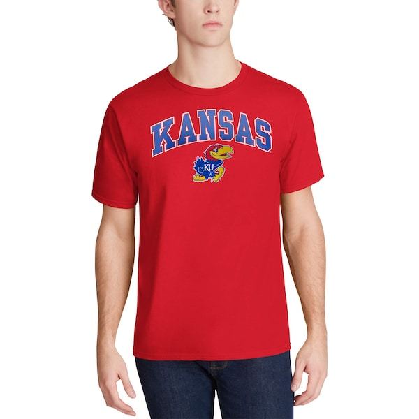 Kansas Jayhawks Fanatics Branded Campus T-Shirt - Red