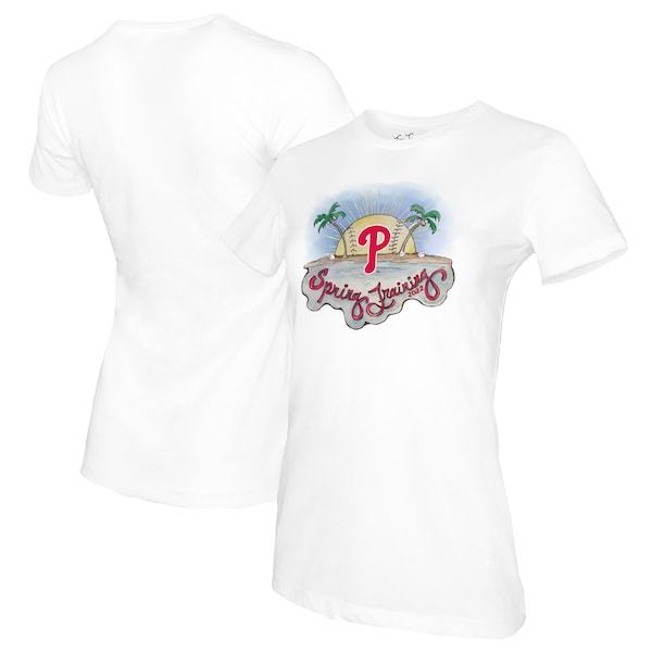 Philadelphia Phillies Tiny Turnip Women's 2022 Spring Training T-Shirt - White