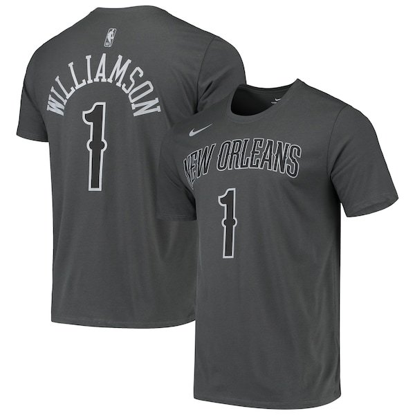 Zion Williamson New Orleans Pelicans Nike Icon Performance T-Shirt - Gray