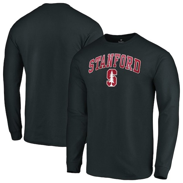 Stanford Cardinal Fanatics Branded Campus Long Sleeve T-Shirt - Black